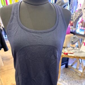 Lululemon Swiftly Racerback Tank size 10 Dark Navy.